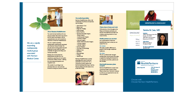 Harrison Medical Center: HealthPartners Brochure