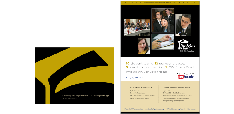 Independent Colleges of Washington: Ethics Bowl Invitation