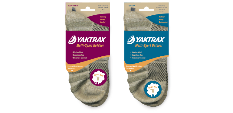 Yaktrax: Multi-Sport Socks