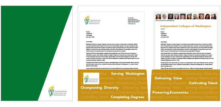 Independent Colleges of Washington: Brand Folder