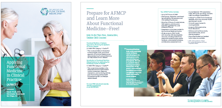 The Institute for Functional Medicine: Program Brochure